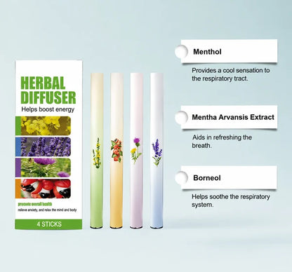 PuffiAir Herbal Diffuser — Pack of 4