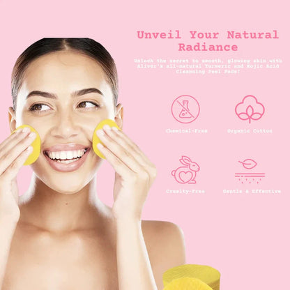 Turmeric and Kojic Acid Cleaning Pads