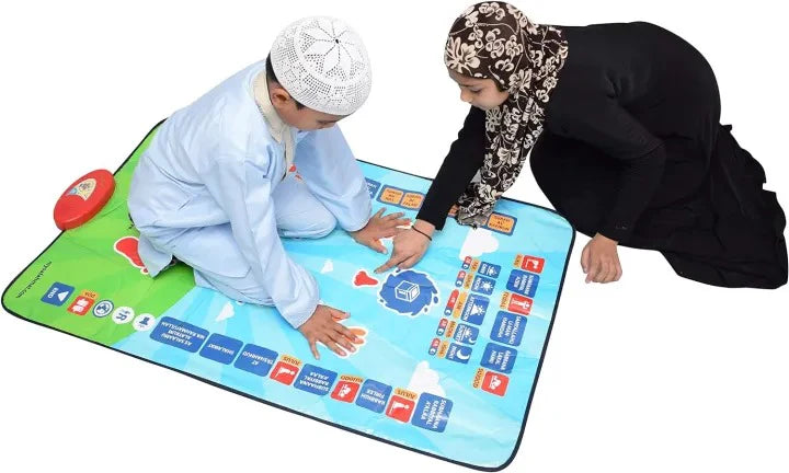 Islamic Educational Prayer Mat for Kids | Learn Salah Easily
