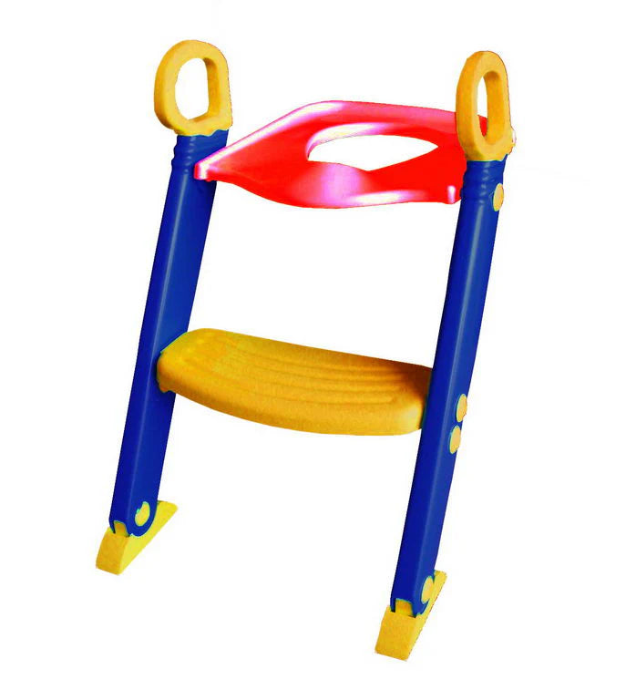 Kids Potty Training Seat | Foldable Toilet Ladder with Step Stool