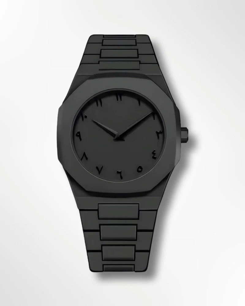 Stainless Steel Arabic Watch | Luxury Arabic Dial Watch for Men