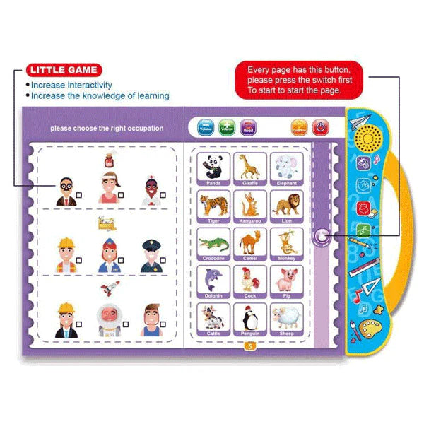 Kids Educational Learning Activity Book | Smart Preschool Study Book